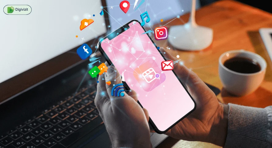   کارت ویزیت دیجیتال با قابلیت اتصال به شبکه‌های اجتماعی